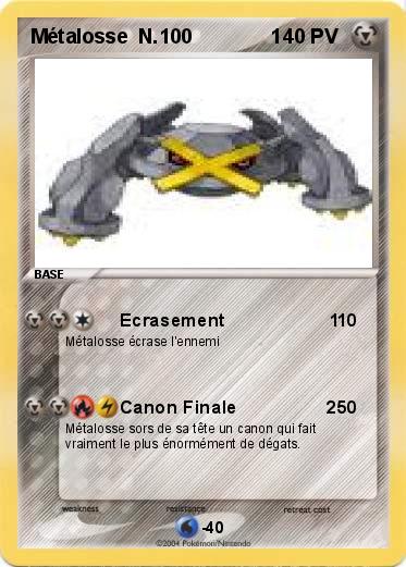Pokemon Métalosse  N.100              1