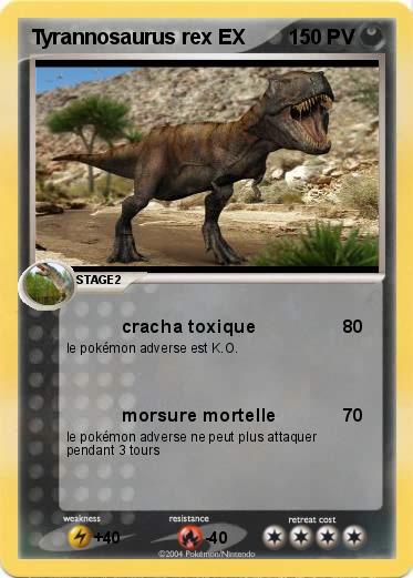 Pokemon Tyrannosaurus rex EX                                                   