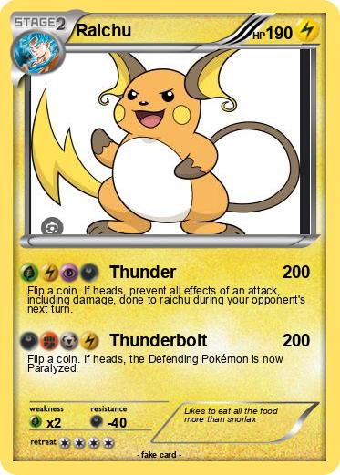 Pokemon Raichu