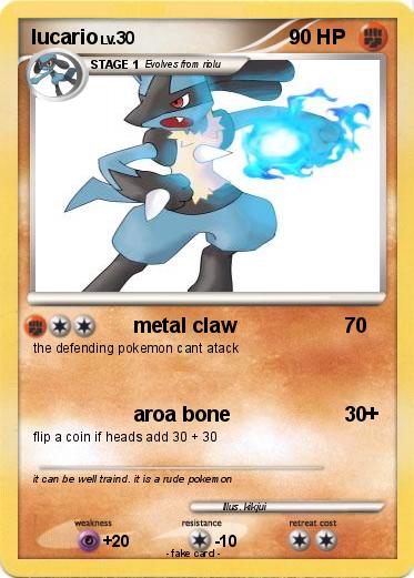 Pokemon lucario