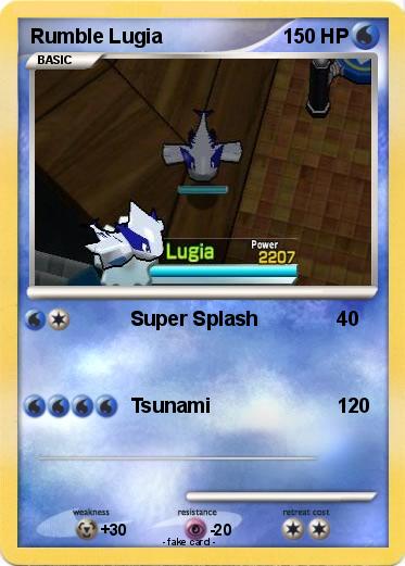 Pokemon Rumble Lugia
