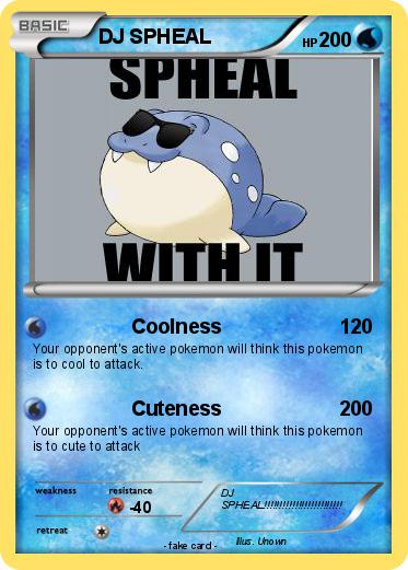Pokemon DJ SPHEAL