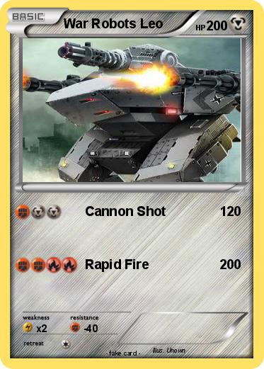 Pokemon War Robots Leo