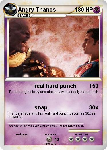 Pokemon Angry Thanos
