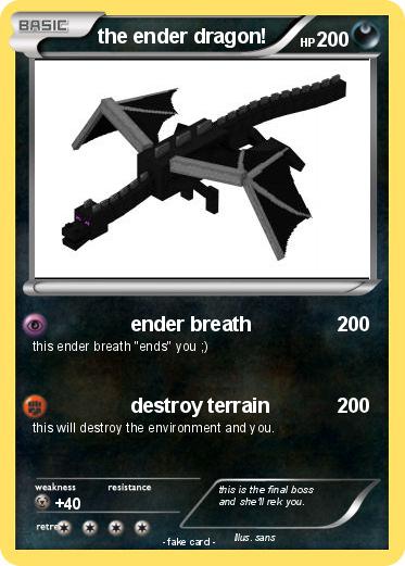 Pokemon the ender dragon!