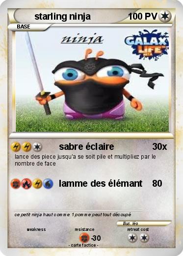 Pokemon starling ninja