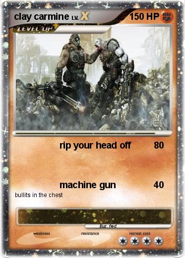 Pokemon clay carmine