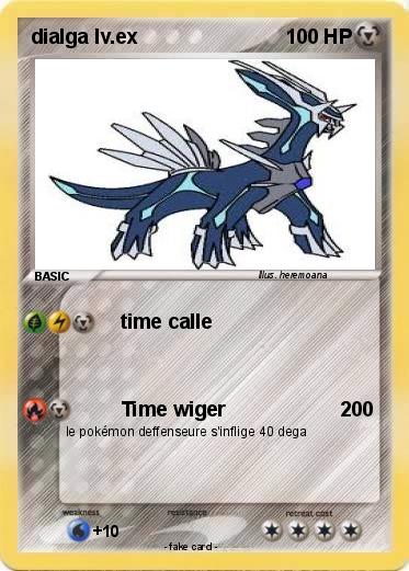 Pokemon dialga lv.ex