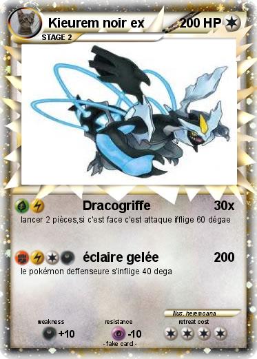 Pokemon Kieurem noir ex