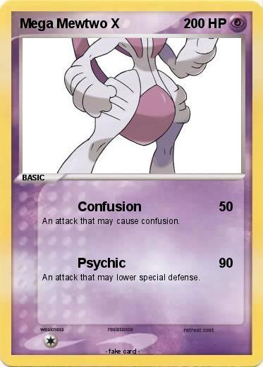 Pokemon Mega Mewtwo X