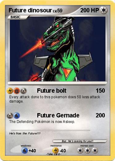 Pokemon Future dinosour