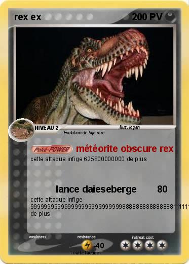 Pokemon rex ex
