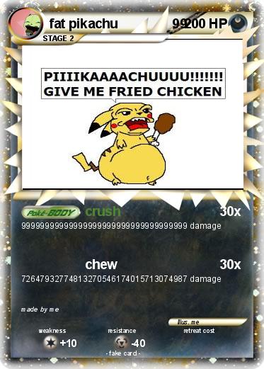Pokemon fat pikachu               99
