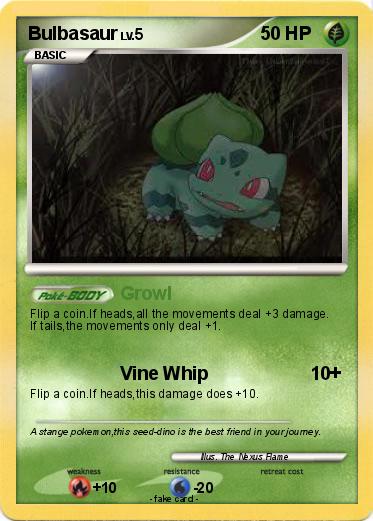Pokemon Bulbasaur
