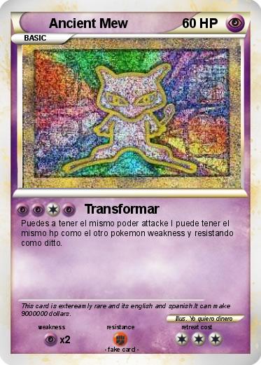 Pokemon Ancient Mew