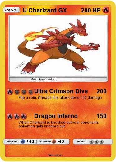 Pokemon U Charizard GX