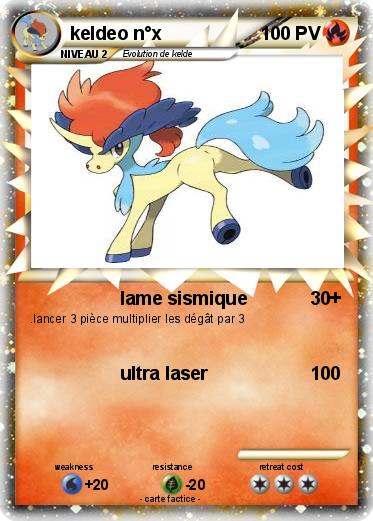Pokemon keldeo n°x