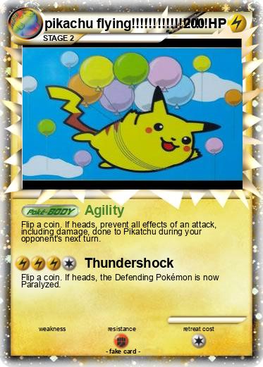 Pokemon pikachu flying!!!!!!!!!!!!!!!!!!!!!