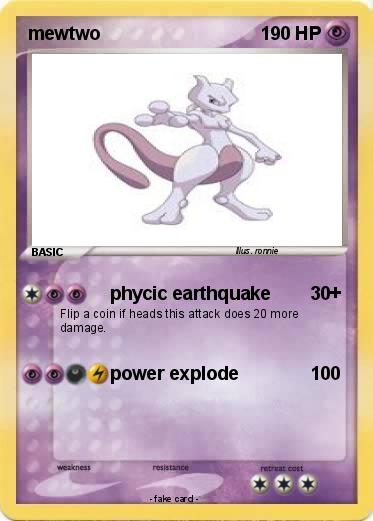 Pokemon mewtwo