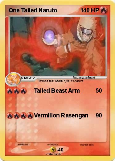 Pokemon One Tailed Naruto