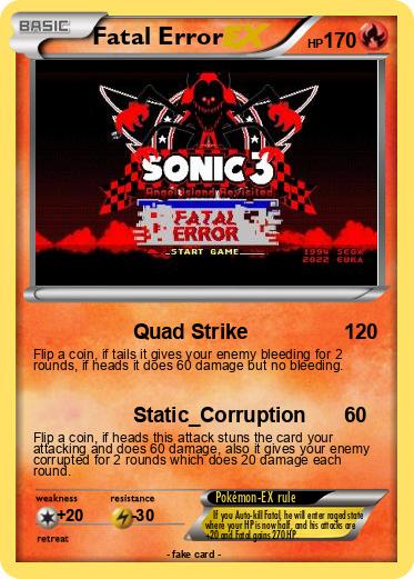 Pokemon Fatal Error