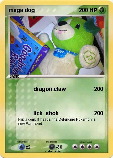 Pokemon mega dog