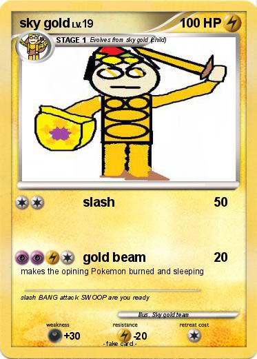 Pokemon sky gold