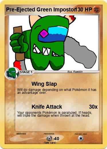 Pokemon Pre-Ejected Green Impostor