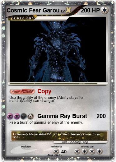 Pokemon Cosmic Fear Garou