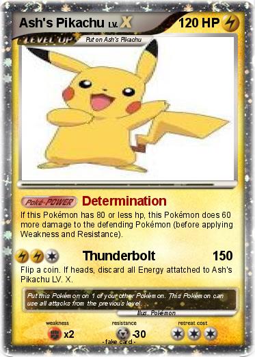 Pokemon Ash's Pikachu