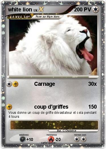Pokemon white lion