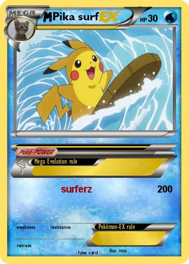 Pokemon Pika surf