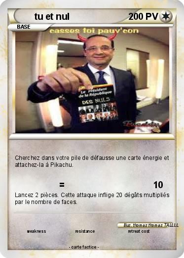 Pokemon tu et nul