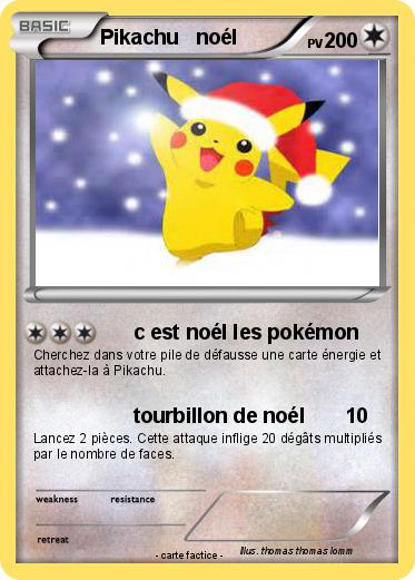 Pokemon Pikachu   noél