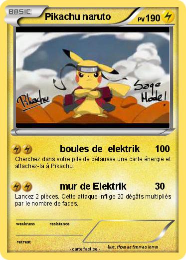 Pokemon Pikachu naruto
