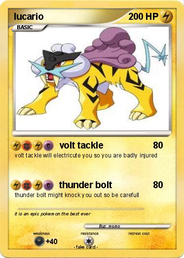 Pokemon lucario