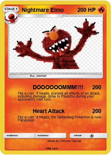 Pokemon Nightmare Elmo