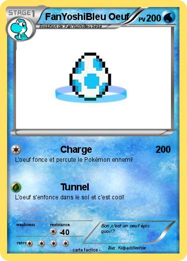 Pokemon FanYoshiBleu Oeuf