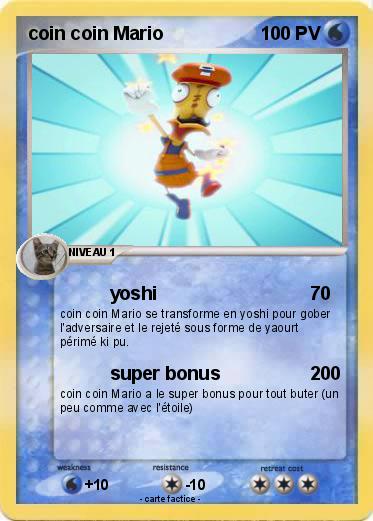 Pokemon coin coin Mario