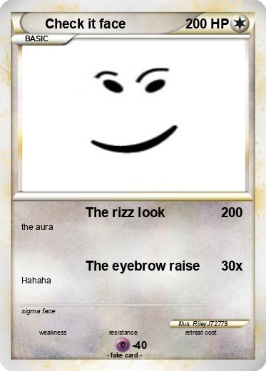 Pokemon Check it face