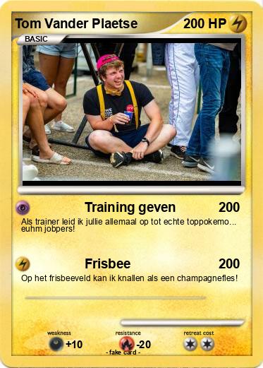 Pokemon Tom Vander Plaetse
