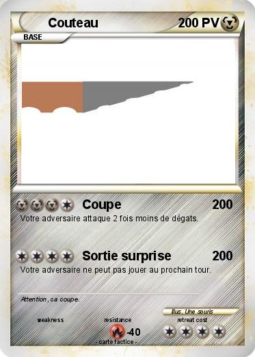 Pokemon Couteau