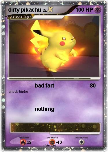 Pokemon dirty pikachu