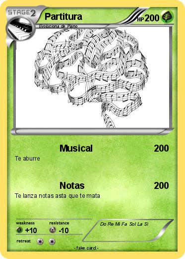 Pokemon Partitura