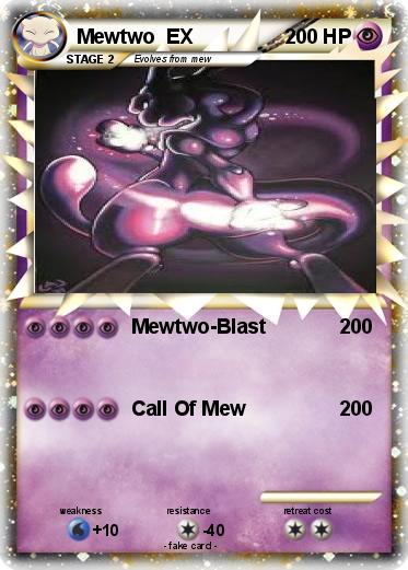 Pokemon Mewtwo  EX