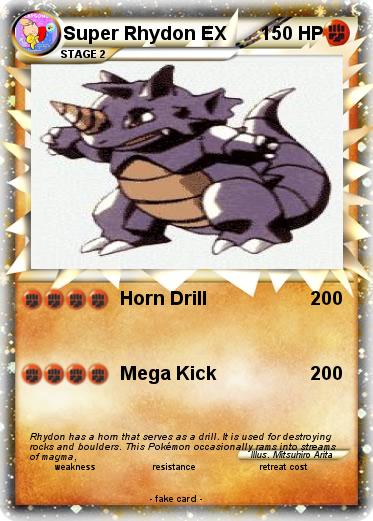 Pokemon Super Rhydon EX