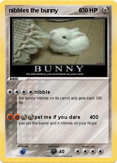 Pokemon nibbles the bunny             6