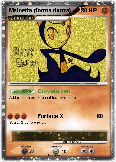 Pokemon Meloetta (forma danza)