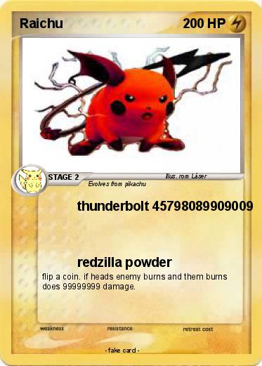 Pokemon Raichu