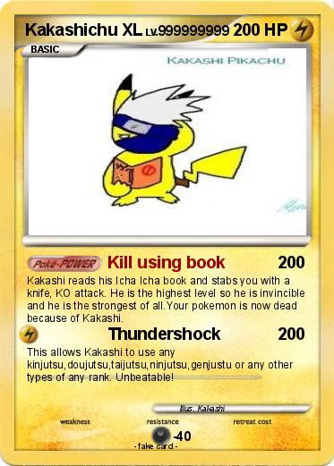 Pokemon Kakashichu XL